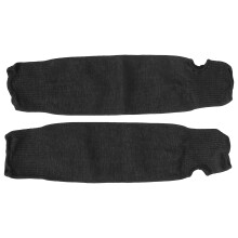 (XL 48cm / 18.9in) Cut Resistance Arm Protector Sleeve Level 5 Thumb Hole Black L 40cm