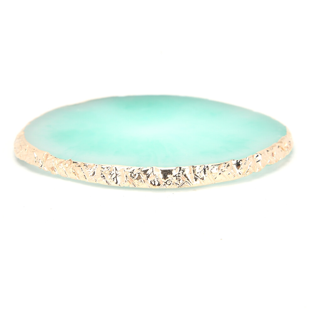 Blue,Green (Green) Resin Nail Polish Pigment Mixing Plate Blue