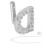 (Silver) Englischer Buchstabe D Zahn-Cosplay-Silberschmuck 4