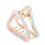 (#4) Triangular Hollow Hair Claw Clips Women Decorative 5