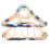 (#2) Triangular Hollow Hair Claw Clips Women Decorative 2