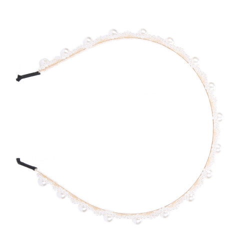 (B) Kunstperlen-Leging Haube Hochzeit Party Damen Mode 2