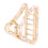 (#3) Triangular Hollow Hair Claw Clips Women Decorative 4