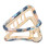 (#2) Triangular Hollow Hair Claw Clips Women Decorative 3