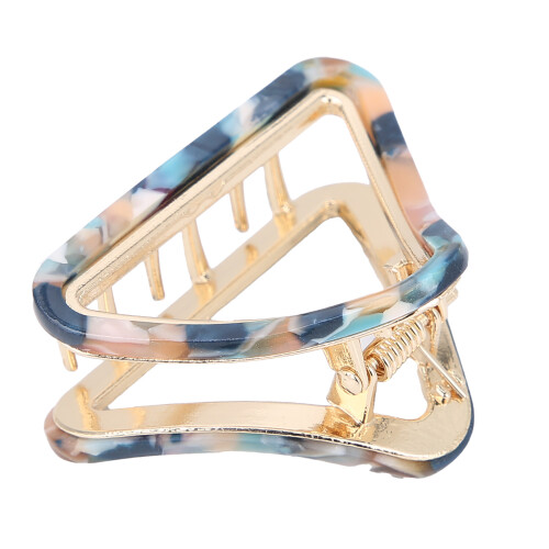 (#2) Triangular Hollow Hair Claw Clips Women Decorative 2