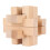 Lucchetto Incastro Legno Giocattolo Puzzle 5