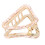 (#3) Triangular Hollow Hair Claw Clips Women Decorative 3