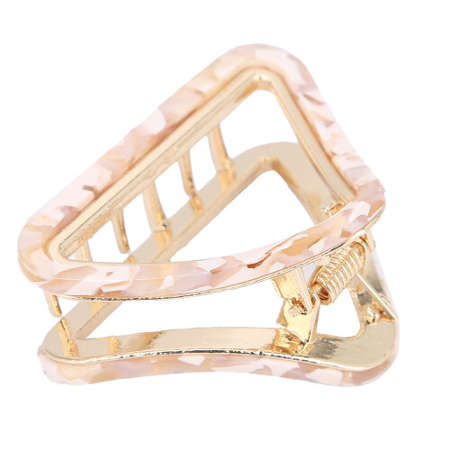 (#3) Triangular Hollow Hair Claw Clips Women Decorative 2