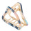 (#2) Triangular Hollow Hair Claw Clips Women Decorative 5