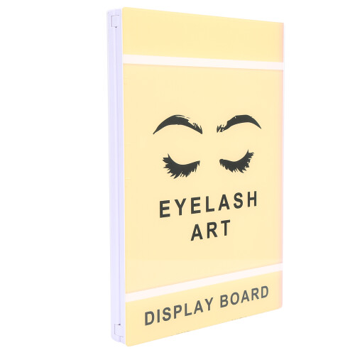 False Eyelashes Display Book Organizer Waterproof Makeup Board 1