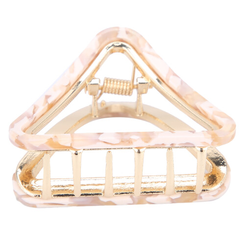 (#3) Triangular Hollow Hair Claw Clips Women Decorative 1