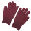 (Wine Red) Silberfaser-Antistatik-Handschuhe Arbeitsschutz Weinrot 3