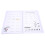 False Eyelashes Display Book Organizer Waterproof Makeup Board 5