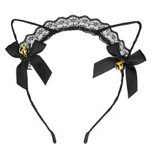 Katzenohren-Band Hohl Damen Party Cosplay Schwarz