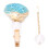 (Lake Blue) Forcella Capelli Perle Finte Bianca 4