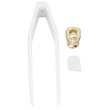 (Gold) Hollow Gold Copper Single Hip Hop False Tooth Halloween