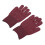 (Wine Red) Silberfaser-Antistatik-Handschuhe Arbeitsschutz Weinrot 5