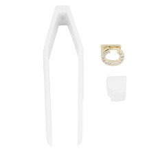 (Gold) C Shining Hip-Hop-False-Tooth Silber, Halloween-Deko