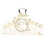 (3# Planet) Rhinestone Haarclips Kunstparel Strik 2# 1