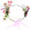 Rooskrans Bruiloft Hoofdband Roze 1