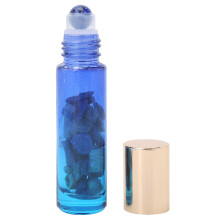 (Light Blue) Glass Roller Bottle 10ml Essential Oil Storage Dark Blue