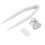 (Silver) Brass Hollow Silver Hip Hop False Tooth Decoration 4
