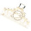 (3# Planet) Rhinestone Haarclips Kunstparel Strik 2# 2