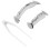 (Silver) Hip-Hop-False-Teeth Set, wiederverwendbar, Kupfer, Halloween 5
