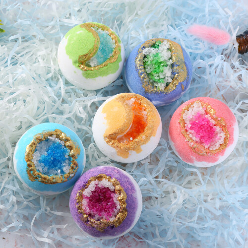 100g Sea Salt Bath Bombs Set 9 Pack Gift 1