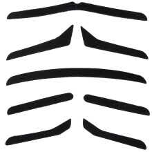 5 Types False Novelty Mustaches Self Adhesive Black Beard Halloween