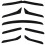 5 Types False Novelty Mustaches Self Adhesive Black Beard Halloween 1