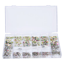 Nail Art Strass Glitzer Glas DIY Dekoration mit Box