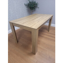 Wooden Rectangle Oak Dining Table (140x80x75cm)