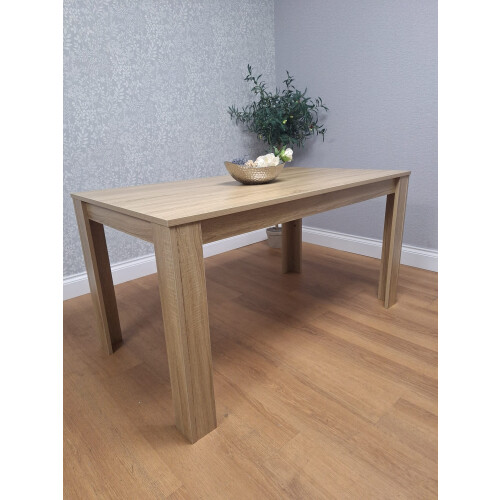 Wooden Rectangle Oak Dining Table (140x80x75cm) 1