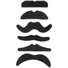 6PCS Funny SelfAdhesive Black Fake Mustache