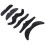 6PCS Funny SelfAdhesive Black Fake Mustache 3