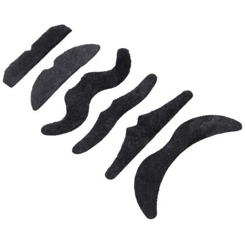 6PCS Funny SelfAdhesive Black Fake Mustache 2