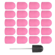 (Pink) Nagelfeilen-Bohrer-Set 10x15mm Pink