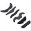 6PCS Funny SelfAdhesive Black Fake Mustache 5