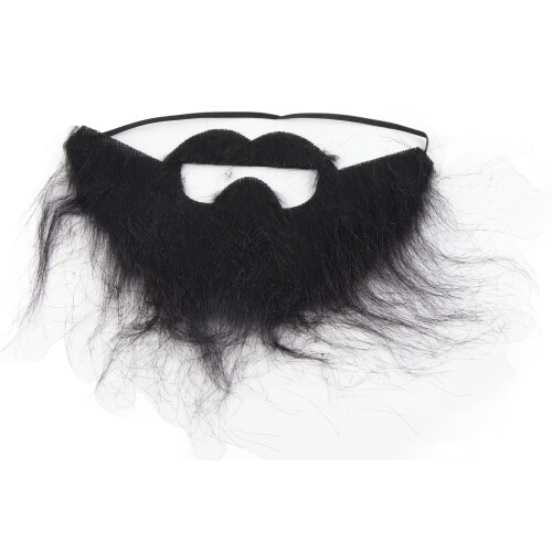 Herren Falscher Bart & Schnurrbart Schwarz Party 1