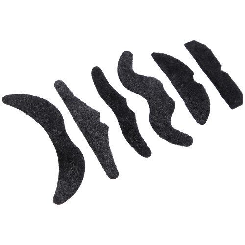 6PCS Funny SelfAdhesive Black Fake Mustache 1