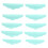(Green) 5 paar siliconen wimper shield pads herbruikbaar 2