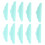 (Green) 5 paar siliconen wimper shield pads herbruikbaar 3