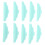 (Green) 5 paar siliconen wimper shield pads herbruikbaar 4