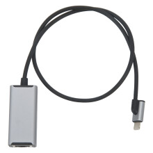 iOS Ethernet Adapter 10/100Mbps RJ45 + PD20W Ladung, 50cm