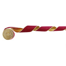 Decorative Christmas Ribbon for Home Decor DIY-burgundy 6M