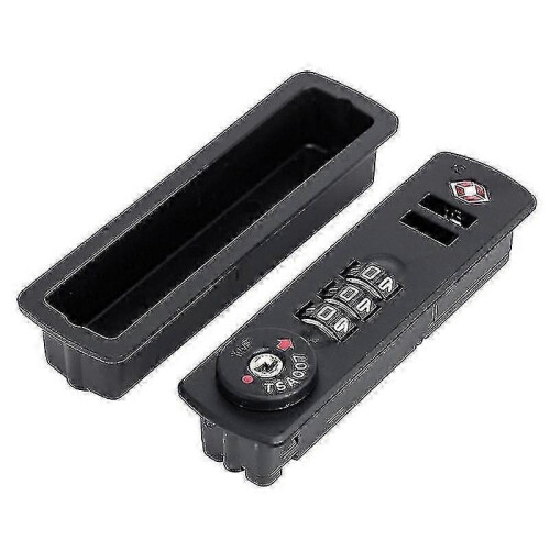 1 x TSA007 Combination Padlock for Luggage and Suitcases 3 Digits Black 1