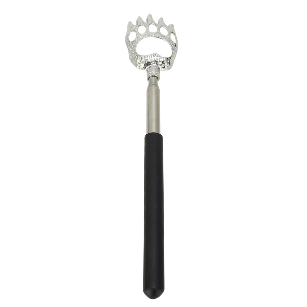 (Black) Telescoping Back Scratcher Stainless Steel Extendable