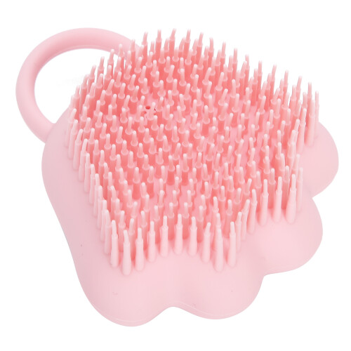 Katzenpfot-Badbürche Silikon Baby Rosa 2
