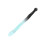 (Black Cyan) Ponytail helm decoratie dreadlocks wig 4